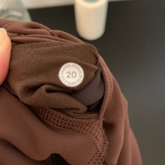 Lululemon Wunder Train High-Rise Tight 25" Brown Earth Womens Size 20 - Picture 13 of 14